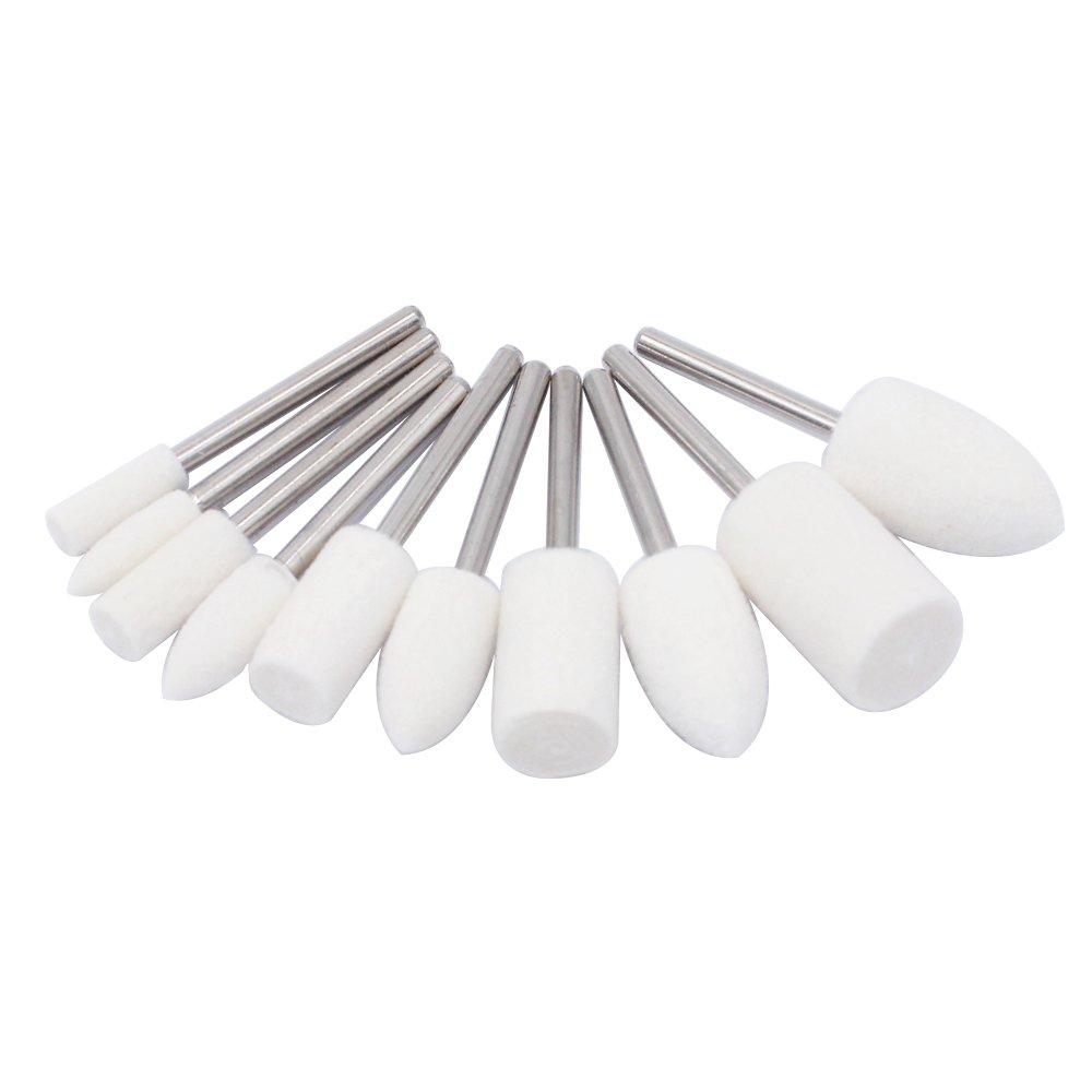 Buffing Wheel Polishing Bits for Dremel Tool Accessories Aluminum Resin Metal Watch Polishing Kit Buffing Pads for Drill Rotary Tool Accessories