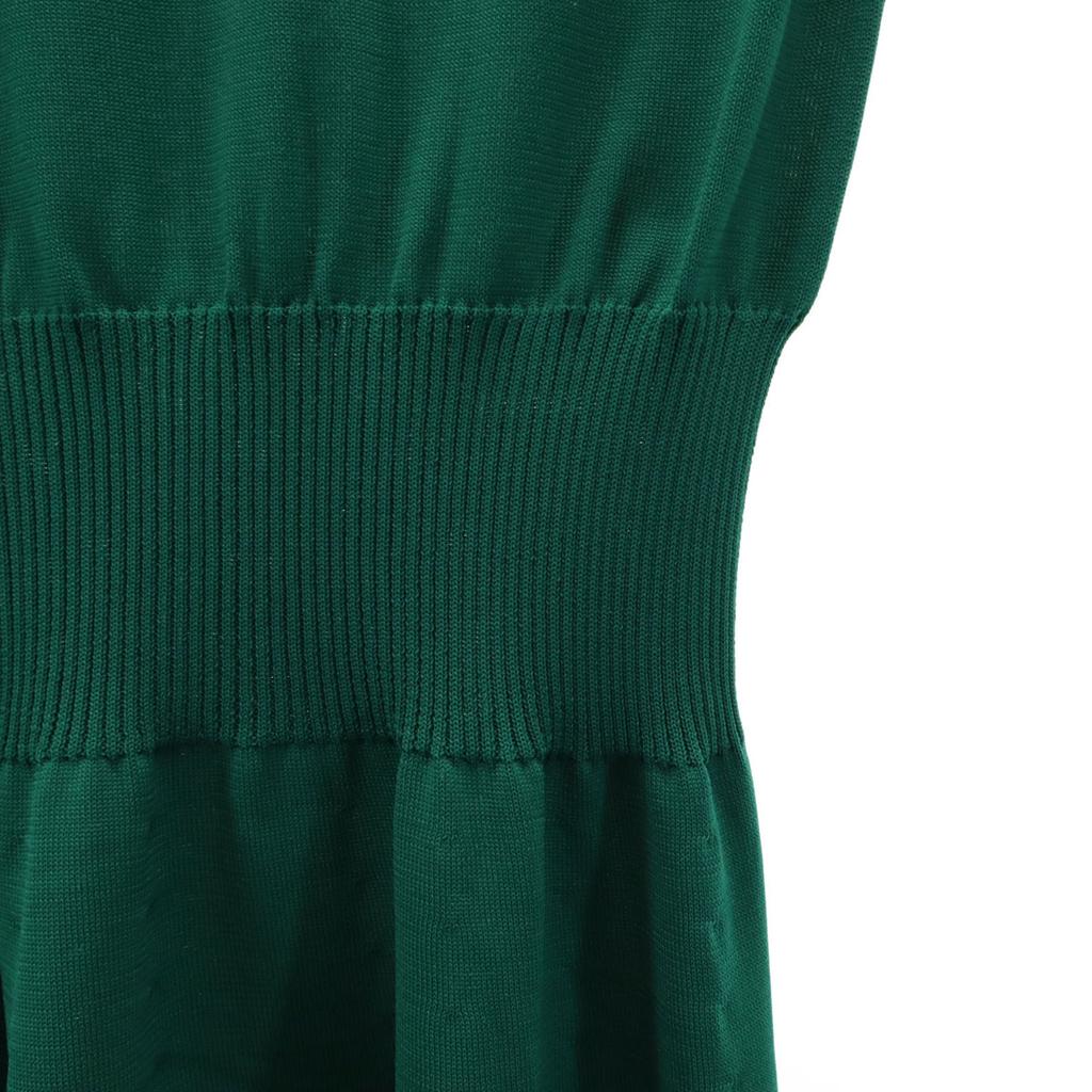 Ungetragenes FRAY I.D made in Japan Ärmelloses Strick-Langes Kleid F grün Damen Gebraucht