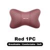 CRY1 Ice Silk Car Seat Neck Pillow Headrest Rest Support Cushion Pad For Mercedes Benz Amg A GLC GLA GLE W205 W212 X156 W166 Sticker