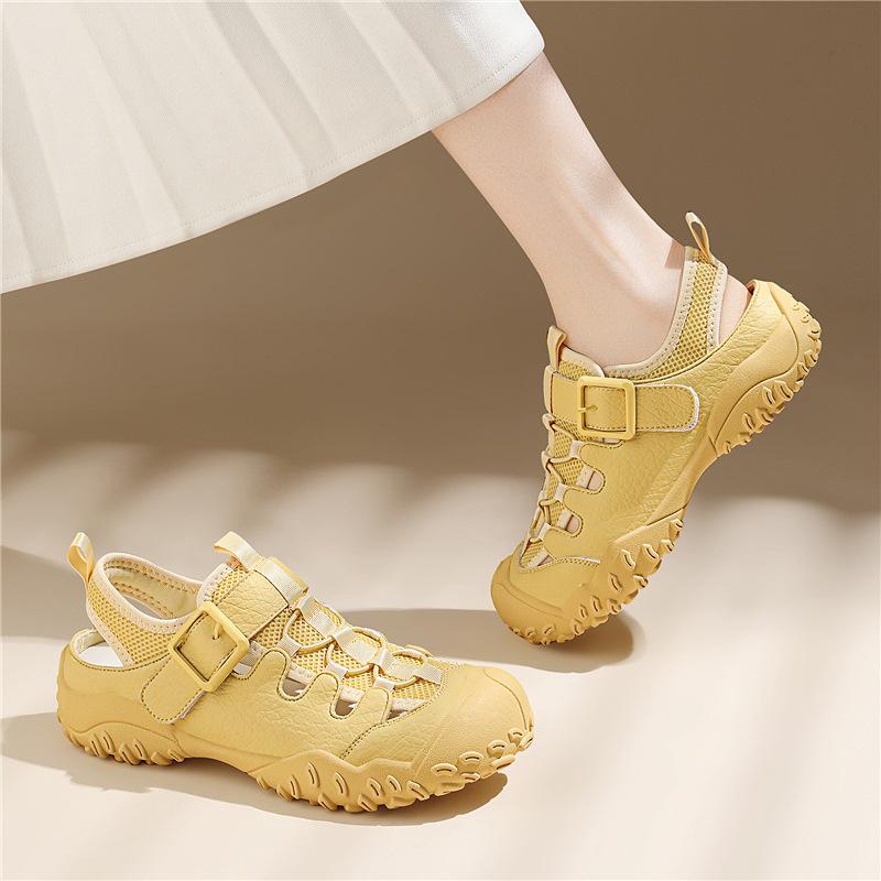 Women's Sandals Summer New Mesh Breathable Outdoor Casual Shoes Non-slip Casual Shoes Sneakers In Stock