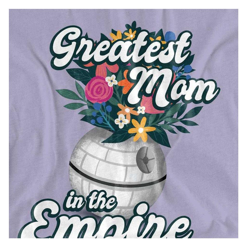 STAR WARS Womens/Ladies Greatest Mom In The Empire Mothers Day T-Shirt