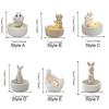 Ceramic Cartoon Animal Candle Holder Nordic Style Desktop Candelabrum Tealight Holder  Home Decor