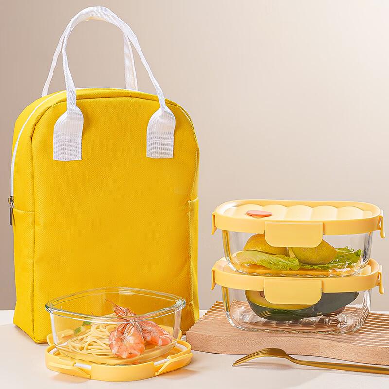 KomeRite Lingbo Glass Bento Lunch Box Set