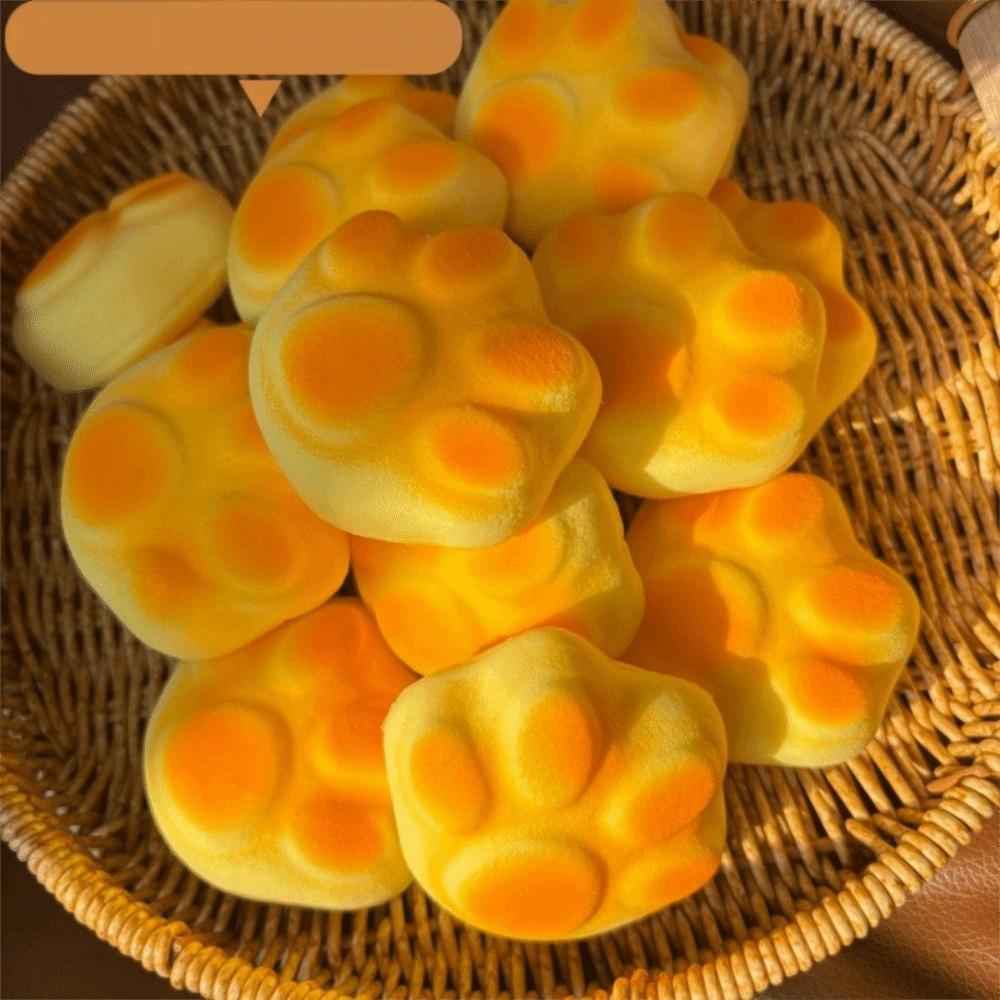 Langsam aufgehendes Croissant Squishy Spielzeug Klebriges Slow-Rebound Spielzeug Sensorischer Fidget Ball Für Schüler