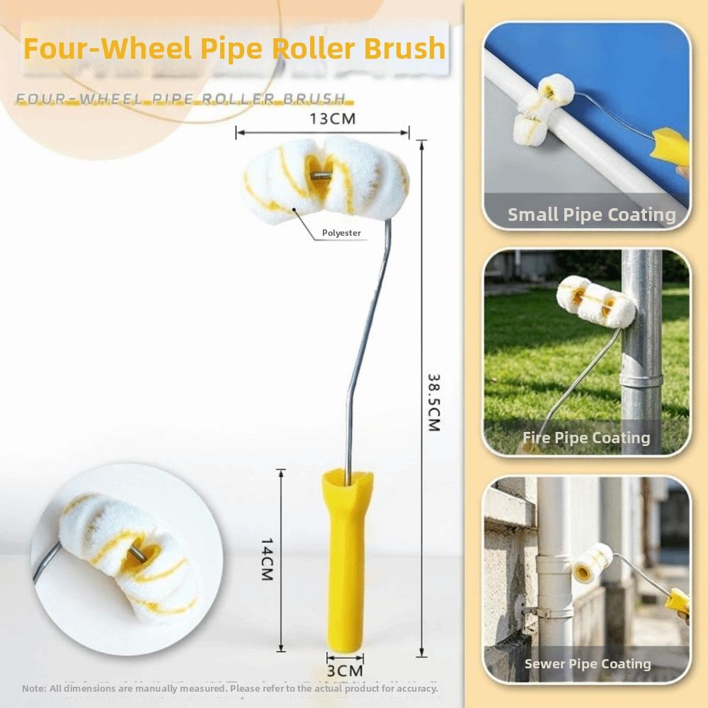 Curved Frame Paint Roller Brush Ergonomic Handle Wall Painting Tool Furniture Painting