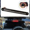 12V Red LED Stop Lamp with 30 LED High Visibility for Rearward Easy Waterproof and with Brake Warning Can Also Be Used As a Taillight or Third Brake