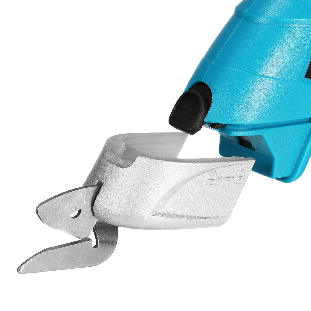 4V Portable Electric Scissor Auto Cutter Cordless Tailors Scissors Rechargeable 1PC For Cutting Garment Fabric