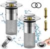 Spülbeckensieb Badezimmer Waschbecken Abflussfilter Upgrade Universeller Badezimmer Waschbecken Stöpsel Kupferkern