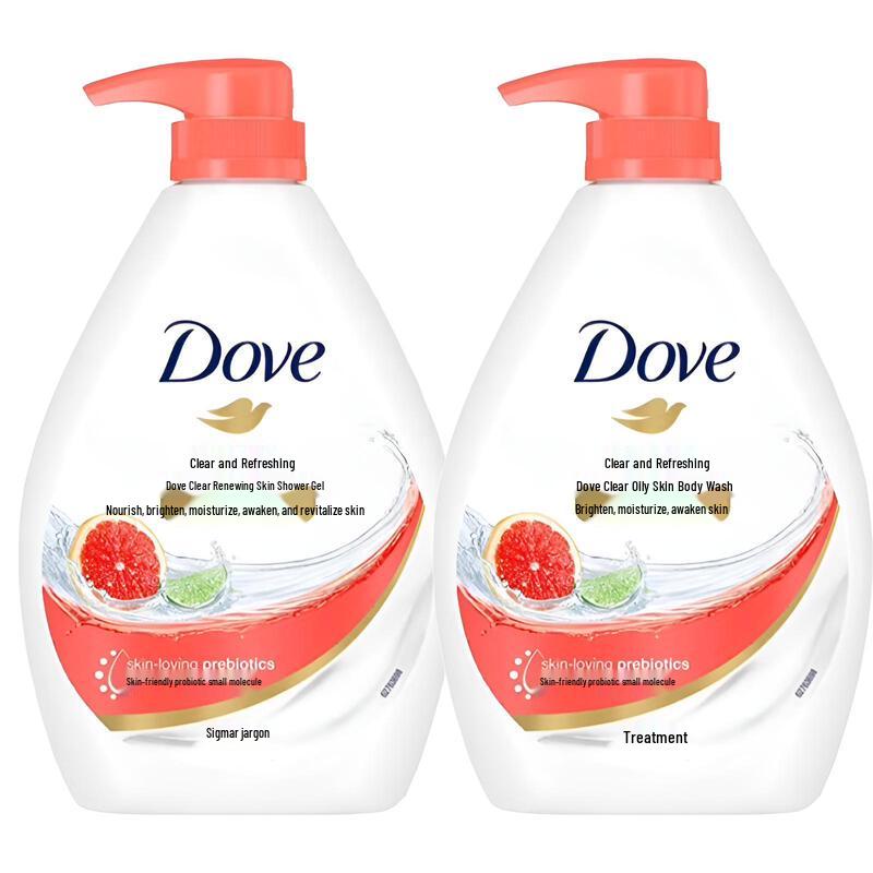Гель для душа Dove Овес Очищающий и Освежающий
