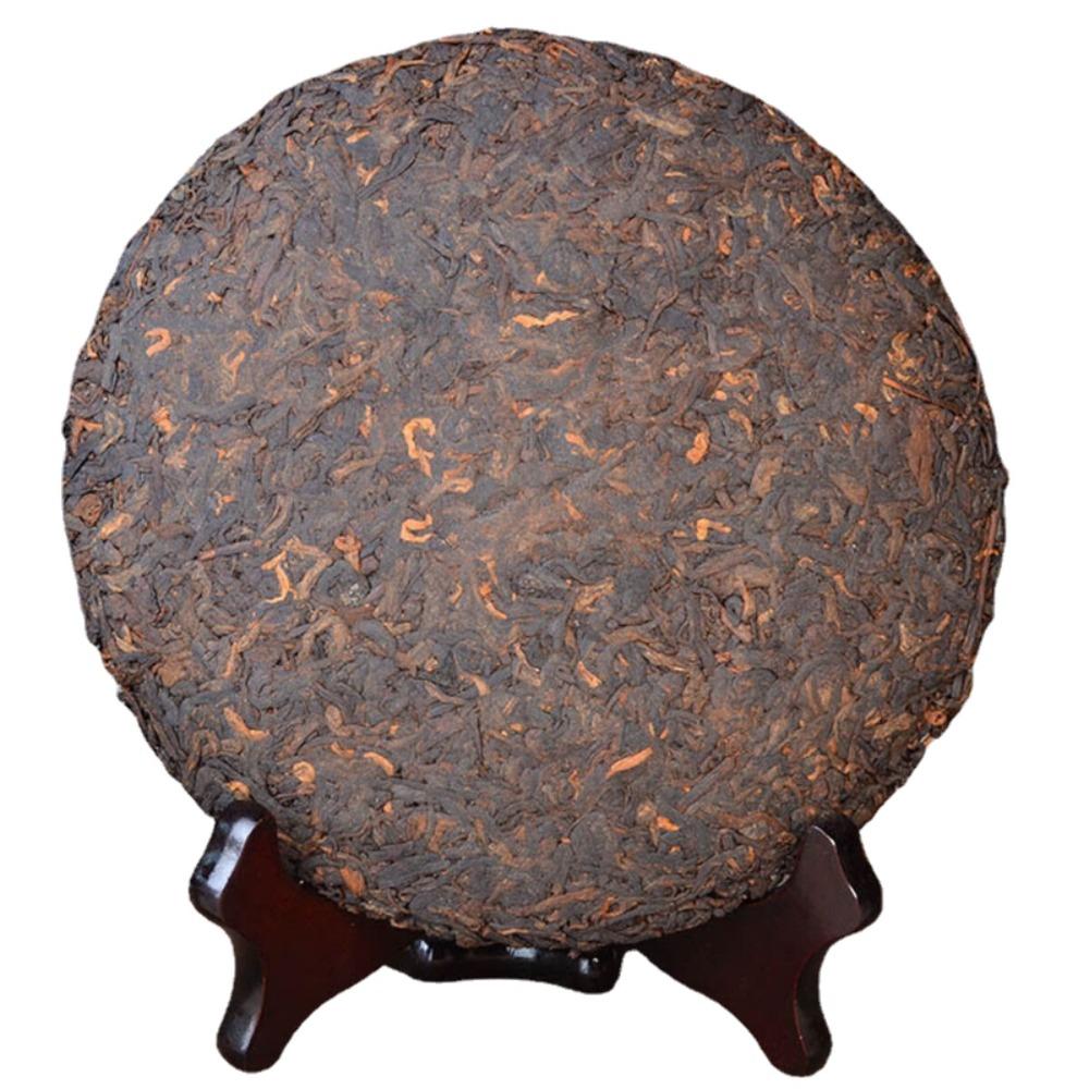 2023 Ancient Tree Ripe Puerh Tea Cake Menghon Cooked Puer 250g