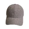 New Korean Style Small Plaid Woolen Baseball Hat for Women High Quality Deepened Large Head Circumference Sunshade Peaked Cap for Men Trendy