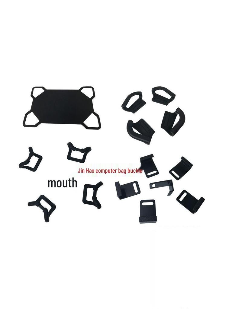 ABS Leather Case with Rotating Adjustable Clamp and Removable Adhesive Phone Holder