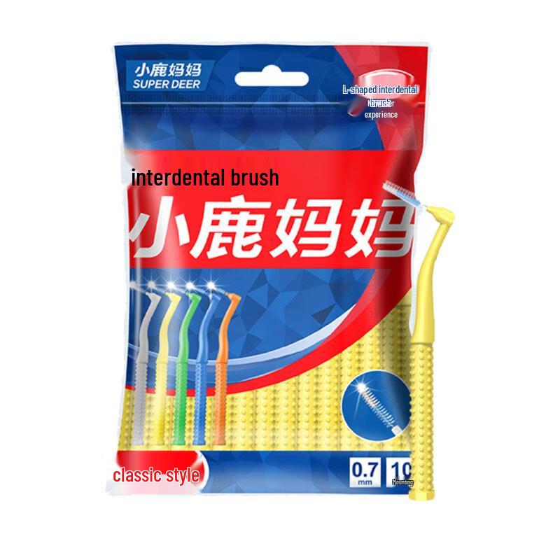 Deer Mother L-shaped Orthodontic Interdental Brush