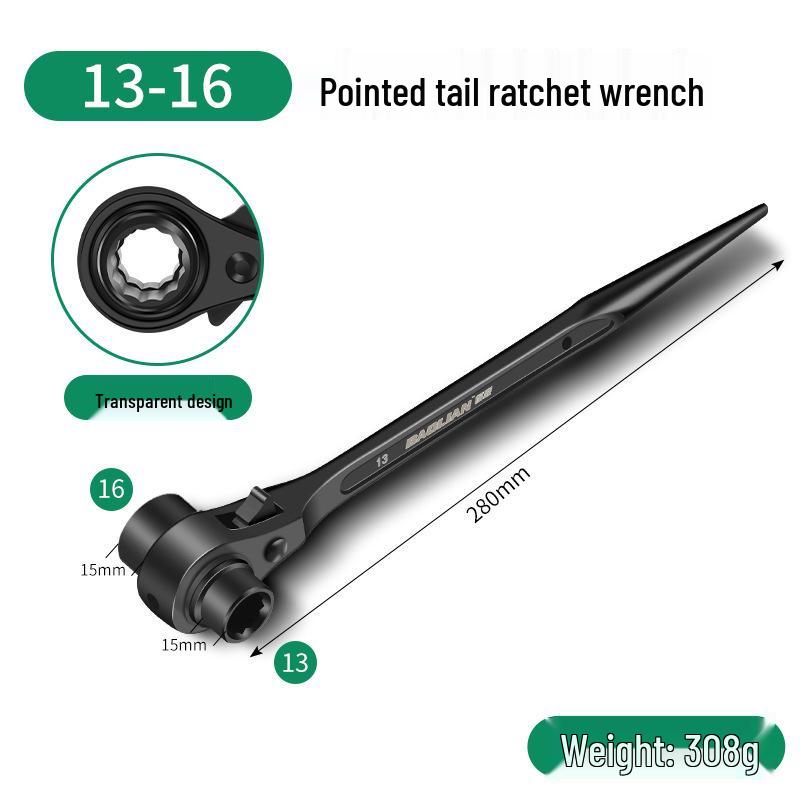 Dual Function Ratchet Wrench Set with Burr Wheel and Torx Socket