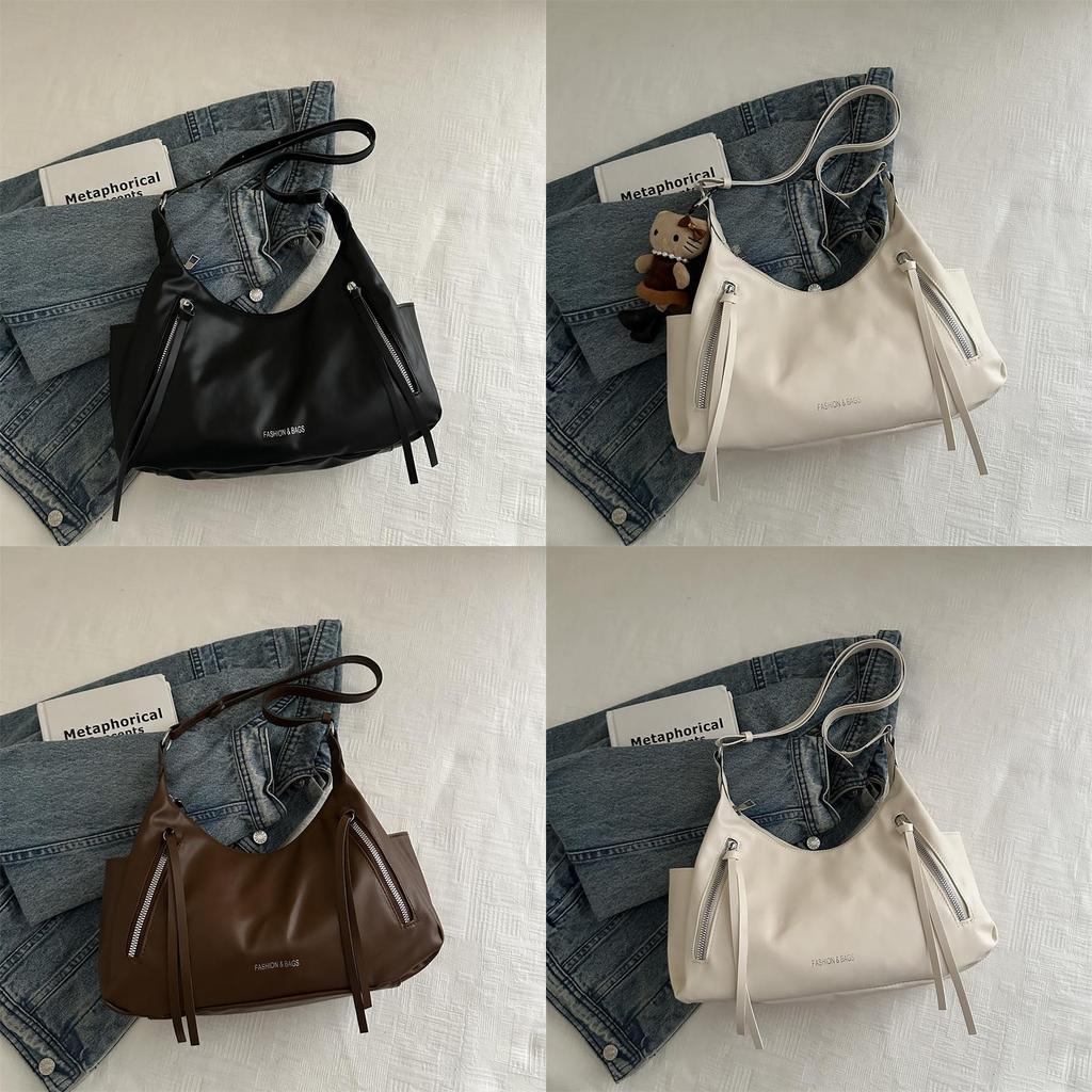 Fashionable Womens Medium Pu Tote With Top Zipper For Urban Casual Use