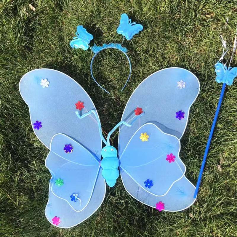 

Набор игрушек для детей LED20 «Светящаяся бабочка и крылья ангела» — три предмета