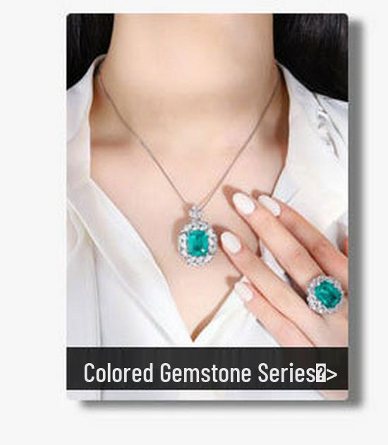 Emerald Green Gemstone Pendant Necklace, 925 Sterling Silver High-end Jewelry for Women