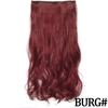 MERISIHAIR Women Fashion Long Straight Synthetic Fiber Hair Extensions 5 Clips Invisible Hairpiece for Daily Wear