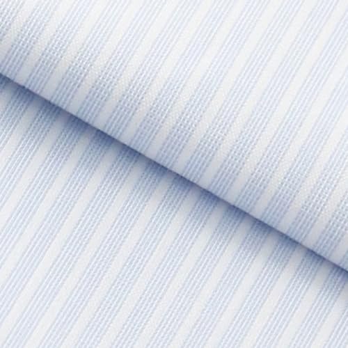 Yofuku No Aoyama Men's Dress Shirt, Non-Iron, Long Sleeve, Wrinkle-Resistant, Regular Collar, Standard Size, Blue/Stripe