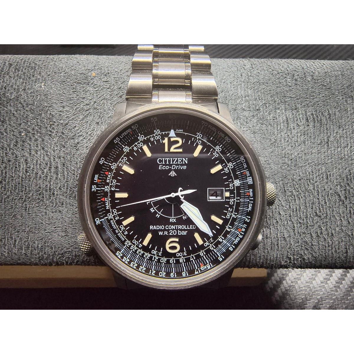 Б/у H411-T003745 CITIZEN Eco-Drive Promaster Sky 20бар Мужские часы