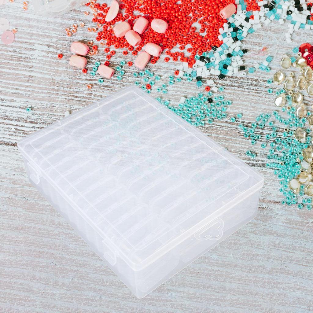 Bead Organizer Box Trinkets Stoarge Case Compartment Nail Art Storage Container Jewelry