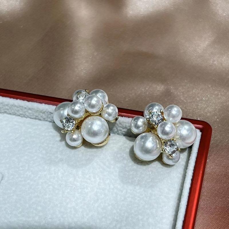 Elegante Romantische Einzigartige Feuerwerk Perle Stud Ohrringe Für Frau Koreanische Mode Schmuck Party Mädchen Dame Temperament Zubehör