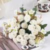 Simulovaná kytice květin Realistický dotek Neuvadající Umělé květiny Střed stolu Svatba Oslava Domácí dekorace