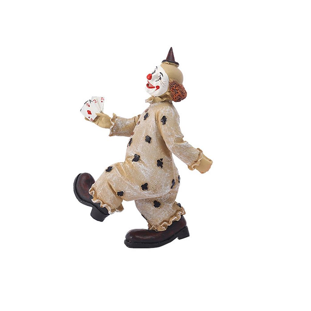 Figuras de payaso, Adornos, Decoraciones, Artesanías de resina para escritorio/entrada.