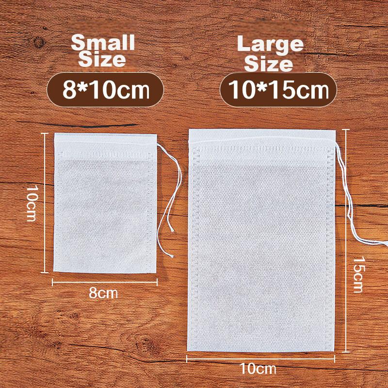 SHUANG YU Non-Woven Filter Bags, Tea Bags, Herbal  Bags, Marinade Bags, 100 Disposable Decoction Bags, Seasoning Bags, Drawstring Style