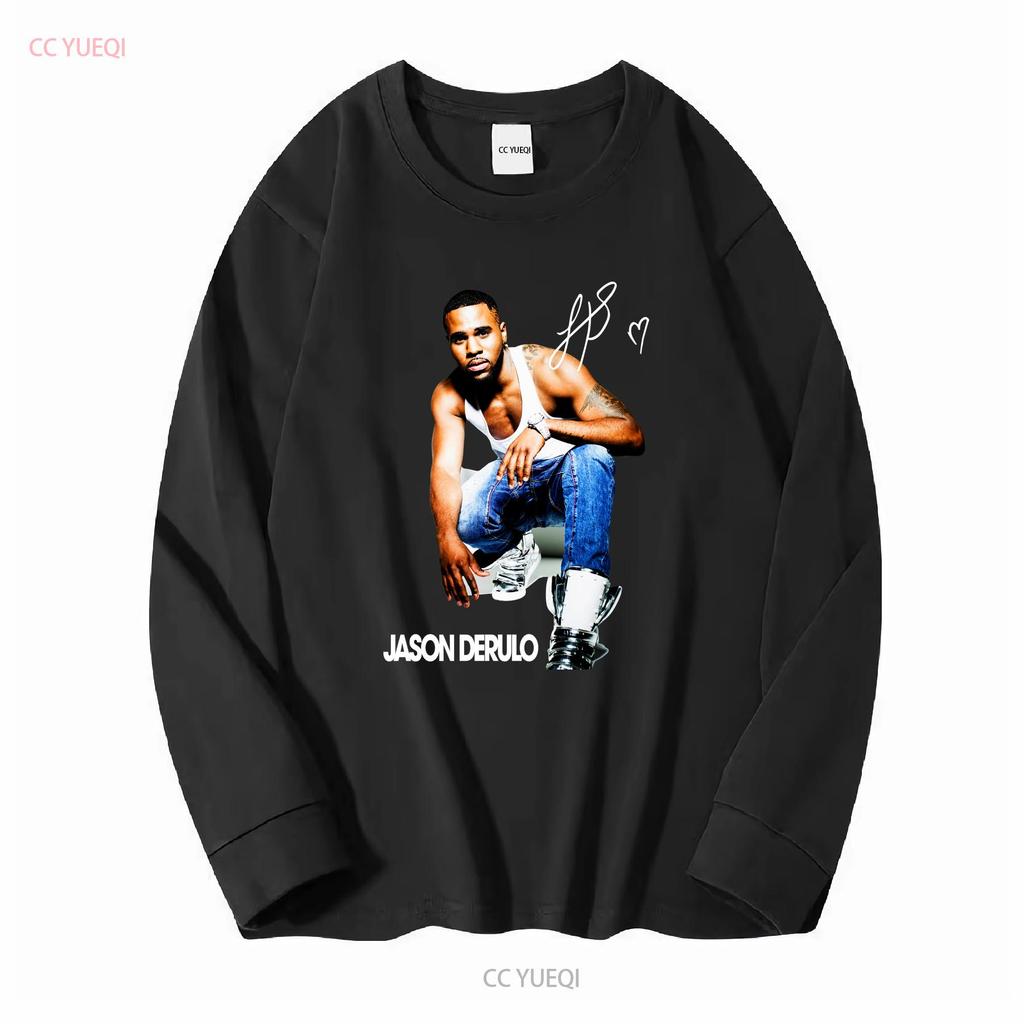 Jason Derulo T-Shirt Neu Für FansAlle Größen 1CM2142 Lang- oder Kurzarm Vintage Gewaschen Vielseitig Designerkleidung Unisex