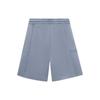 Li Ning Vital Essential Solid Color Text Embroidery Loose Straight Leg Shorts Men Shorts Blue AKSSA87-4