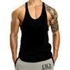 Men's Fitness Tank Top for Muscle Training, Loose Fit, Racerback, Sports Running, Cotton Sleeves, Trendy Style