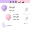 China Macaron Wedding Party Decoration Supplies Latex Ballon White Gold Pink and Blue Balloon Garland Arch Kit