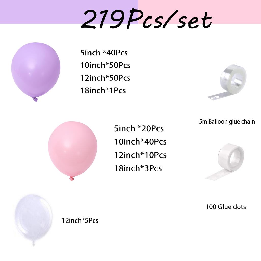 China Macaron Wedding Party Decoration Supplies Latex Ballon White Gold Pink and Blue Balloon Garland Arch Kit