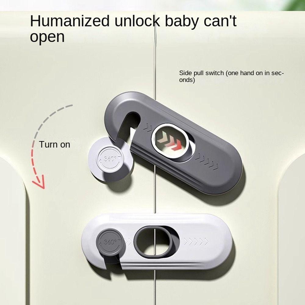 Housing Safety Child Safety Lock ABS Cupboard Closing Buckle New Cabinet Door Refrigerator