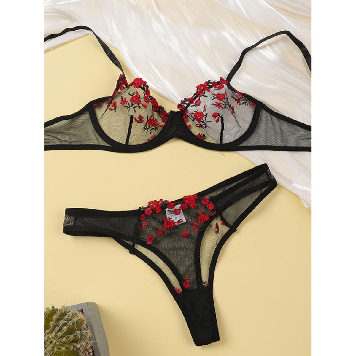 

Сексуальна чиста мереживна тонка нижня білизна для жінок з м’яким сталевим кільцем, комплект бюстгальтерів для грудей XL