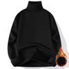 Turtleneck Sweater Men In Autumn Winter New Style Knitted Base Warm Plus Velvet Men's Knitted Versatile