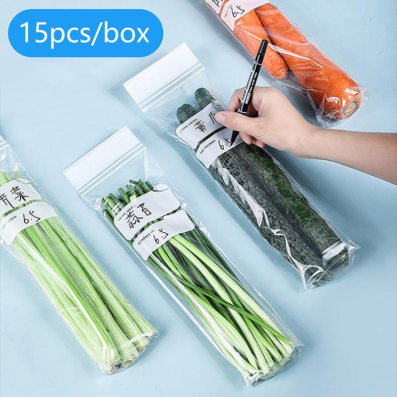 Fruits Vegetables Fresh-Keep Bags Reusable Refrigerator Storage Bags Thickened Leakproof Containers Kitchen Sealed Packaging Bag