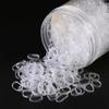 Elastici in gomma trasparenti ad alta capacità, 1 confezione da 1.000 pezzi, diametro 1,5 cm