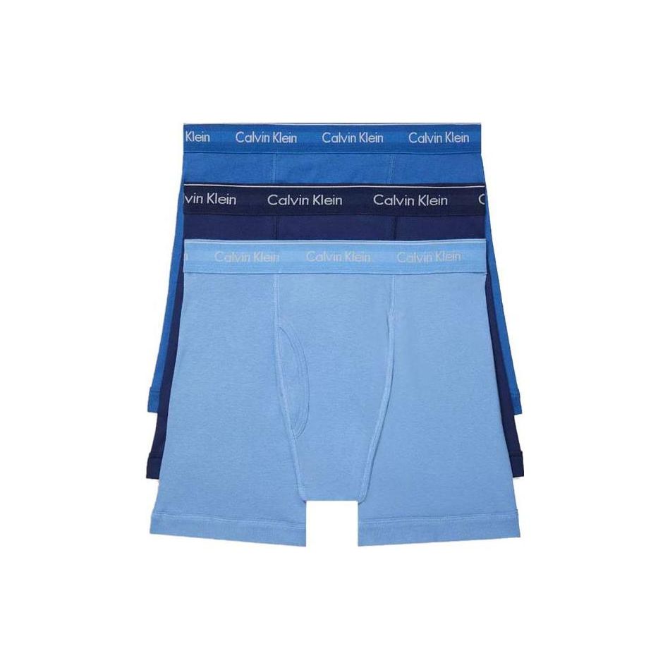 

Calvin Klein Cotton Boxer Briefs With Letter Print 3-Pack Men underwear NB4003-940 S