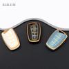 Tpu Car Remote Key Cover Case Shell Fob For Hyundai Santa Fe Sport Ix45 Equus Centennial Genesis G80 Grandeur Azera Sedan 3Dm