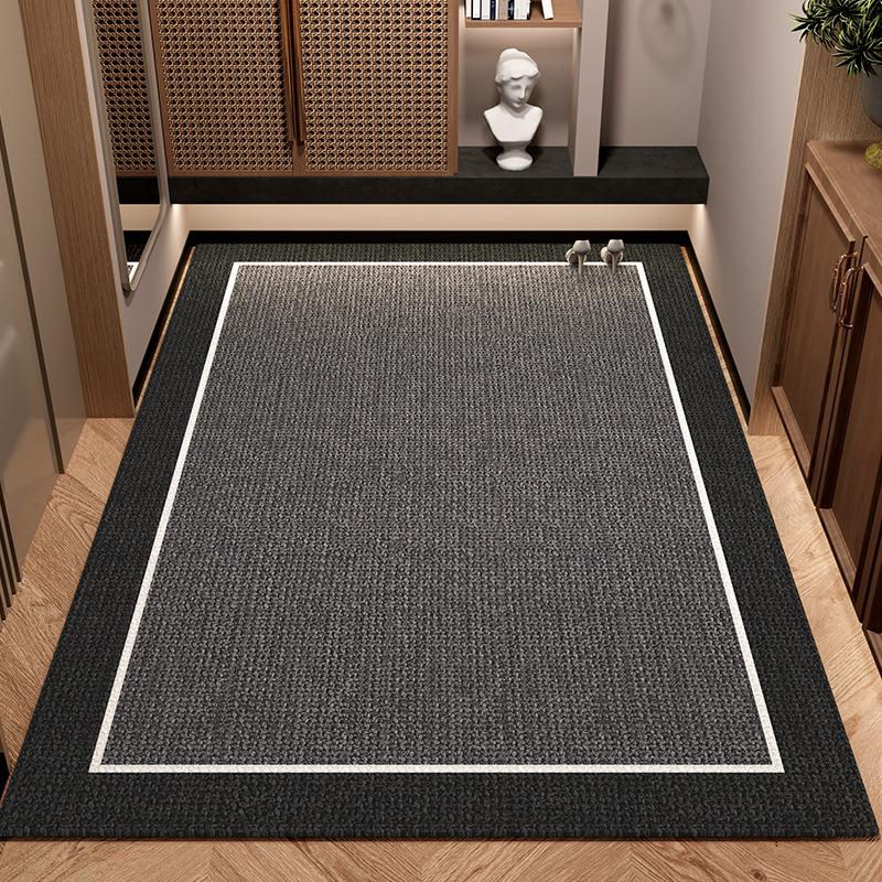 Durable Belgian Velvet Door Mats for Entrance Indoor Anti Slip Doormat Bedroom Carpet Kitchen Area Rugs Hallway Door Floor Mats