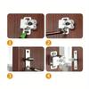 2Set Vintage Style Cabinet Door Roller Catch Latch Accessories Suitable For Wardrobe, Lock And Buckle