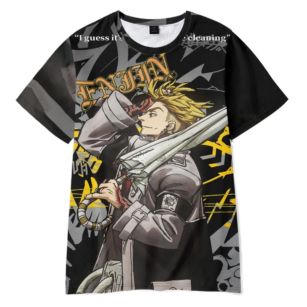 7 Colors New Summer Women Men's Short Sleeve GACHIAKUTA Cartoon Tshirts Fitness Clothing New Men Tee Shirt Cosplay T-Shirts