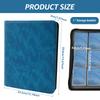 PU Leather nine grid Trading Card Album Large Capacity Zipper Closure Card Collection Album Storage Case for Storage