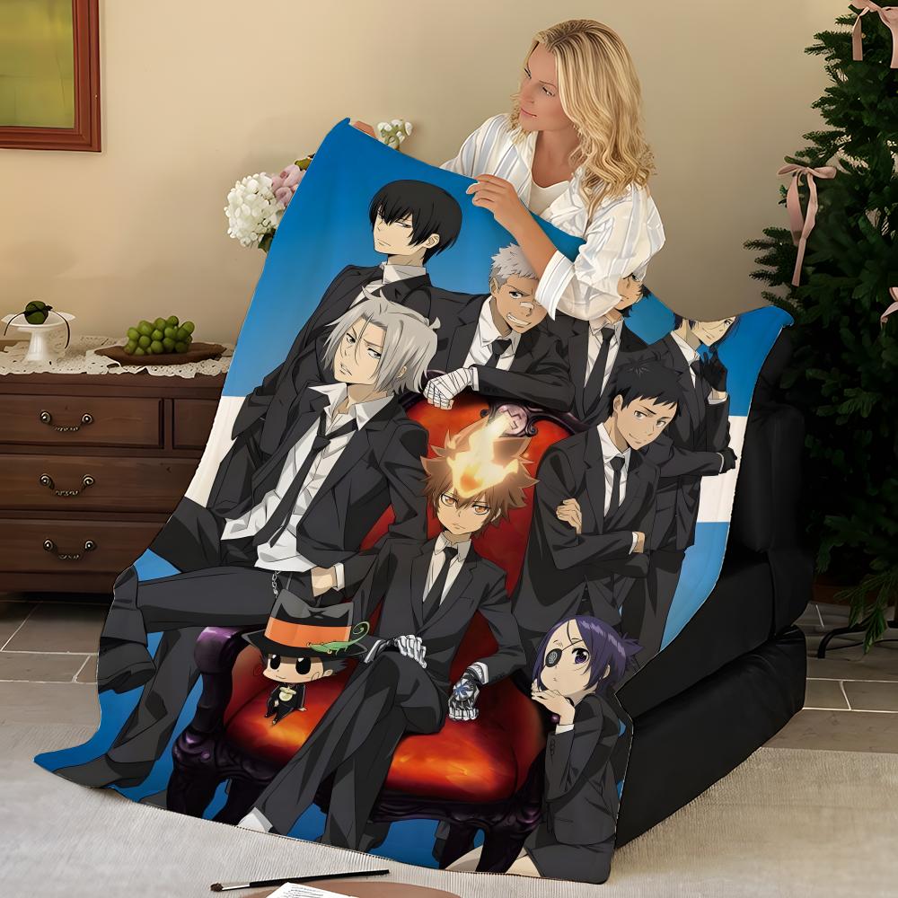 Anime K-Katekyo H-Hitman R-Reborn Throw Flannel Blanket, Soft Warm, Durable & Washable cute Cool