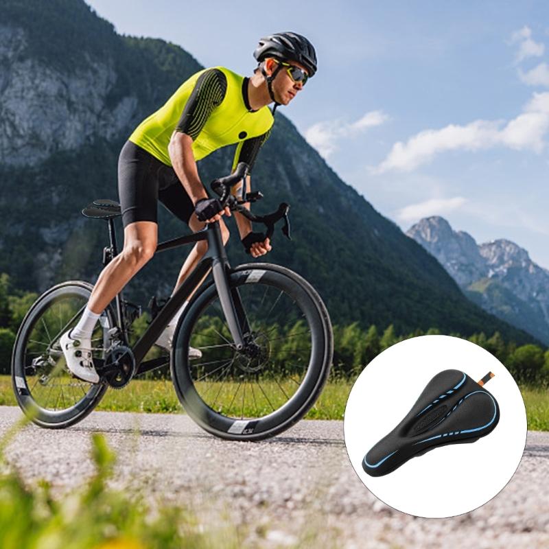 Thicken Bicycles Seat Cover Cushion Road Bike Cycling Saddles Comfortable Cycling Exercise Bike Seat Cushion Pad