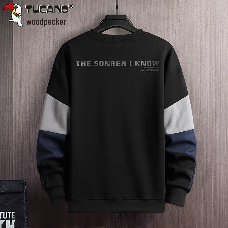 Tucano Herren Locker Geschnittenes Rundhals Langarm Sweatshirt