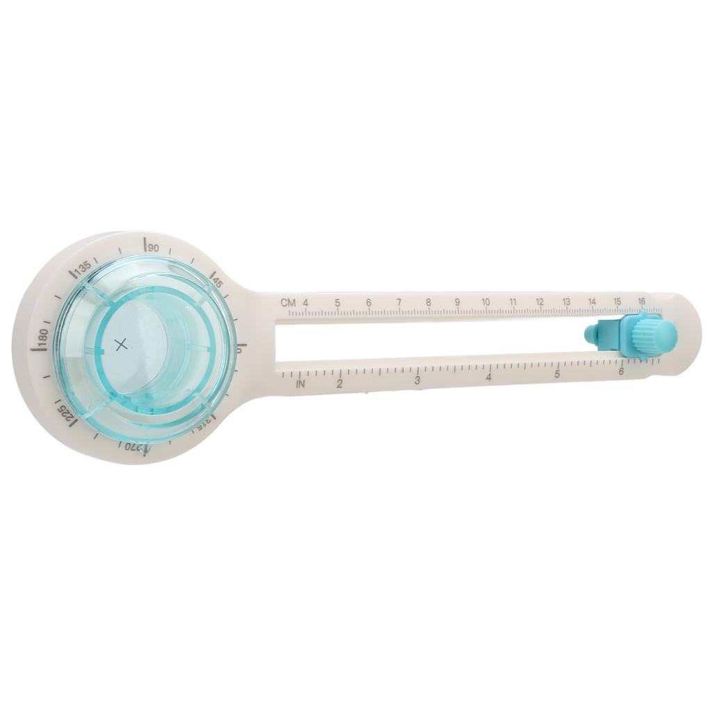 Dispozitiv de tăiere reglabil Trimmer de hârtie Scrapbooking Craft Instrument circular de tăiere 360 de grade Manual Ro
