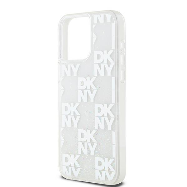 Dkny Dkhcp15Xlcpept Iphone 15 Pro Max6.7 Biały/White Hardcase Płynny Brokat Multilogo